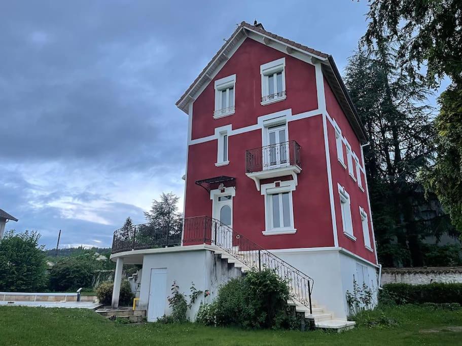 Qouei Eichi La Maison Fleurie Piscine Campagne Βίλα Bas-en-Basset Εξωτερικό φωτογραφία